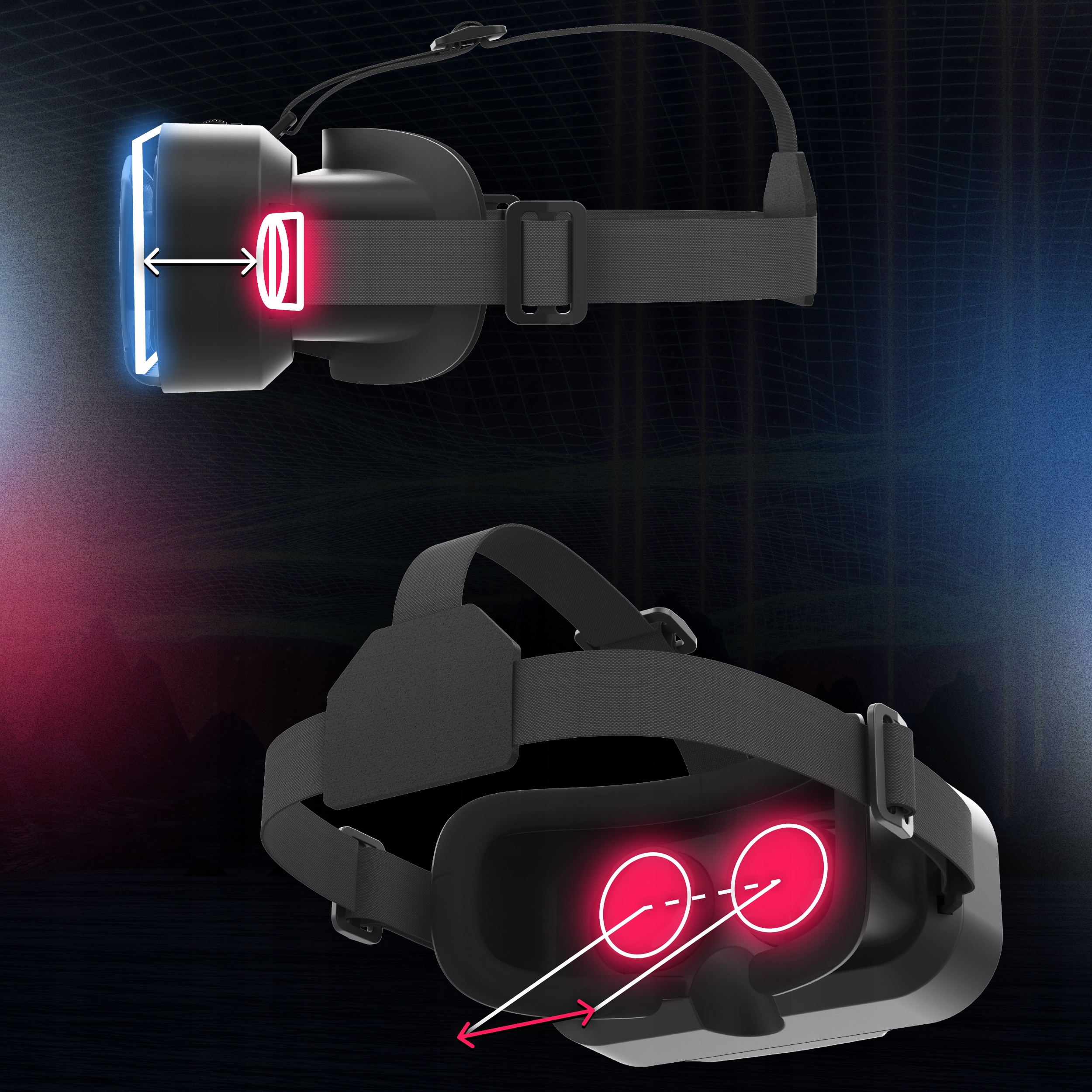 OKULARY VR GOGLE 3D 360 MIRU VMR800 Kod producenta VMR800