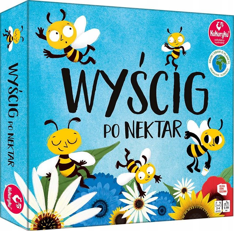 Gra planszowa Wyścig po nektar Kukuryku