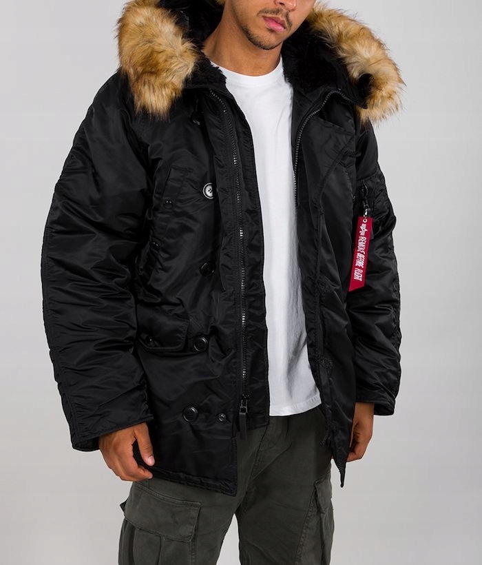 Pánská parka s kapucí Alpha Industries N3B 100106 03 velikost M
