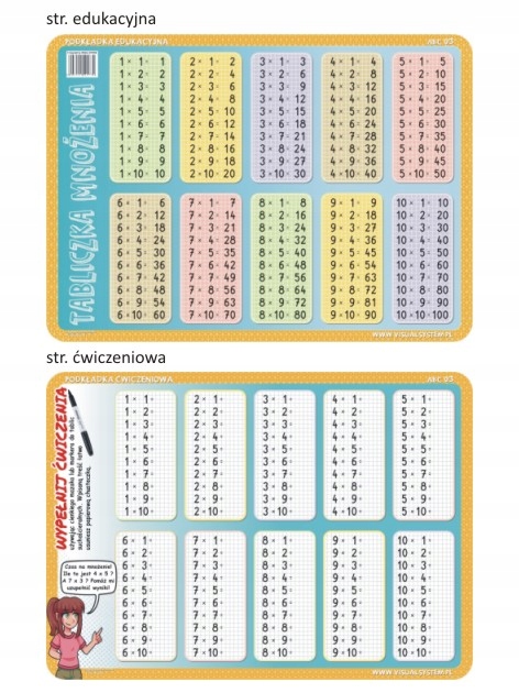 

Podkładka Edukacyjna. Abc 03. Matematyka. Tablic..