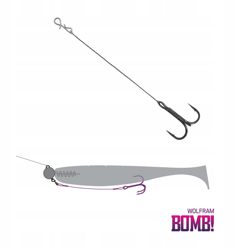 Dozbrojka Delphin Bomb! Wolfram 3szt roz. 2/10cm