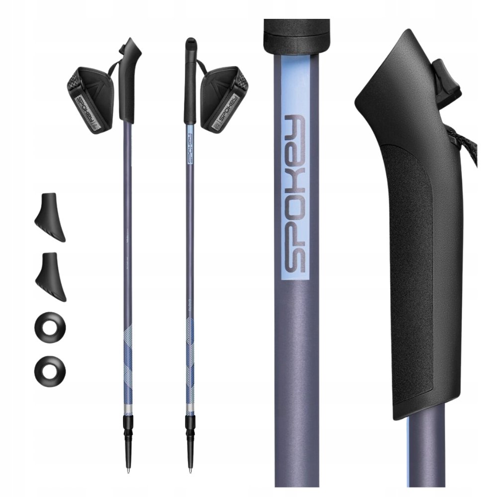 Kije Nordic Walking Regulowane Teleskopowe Do Chodzenia Marszu 95-135 cm