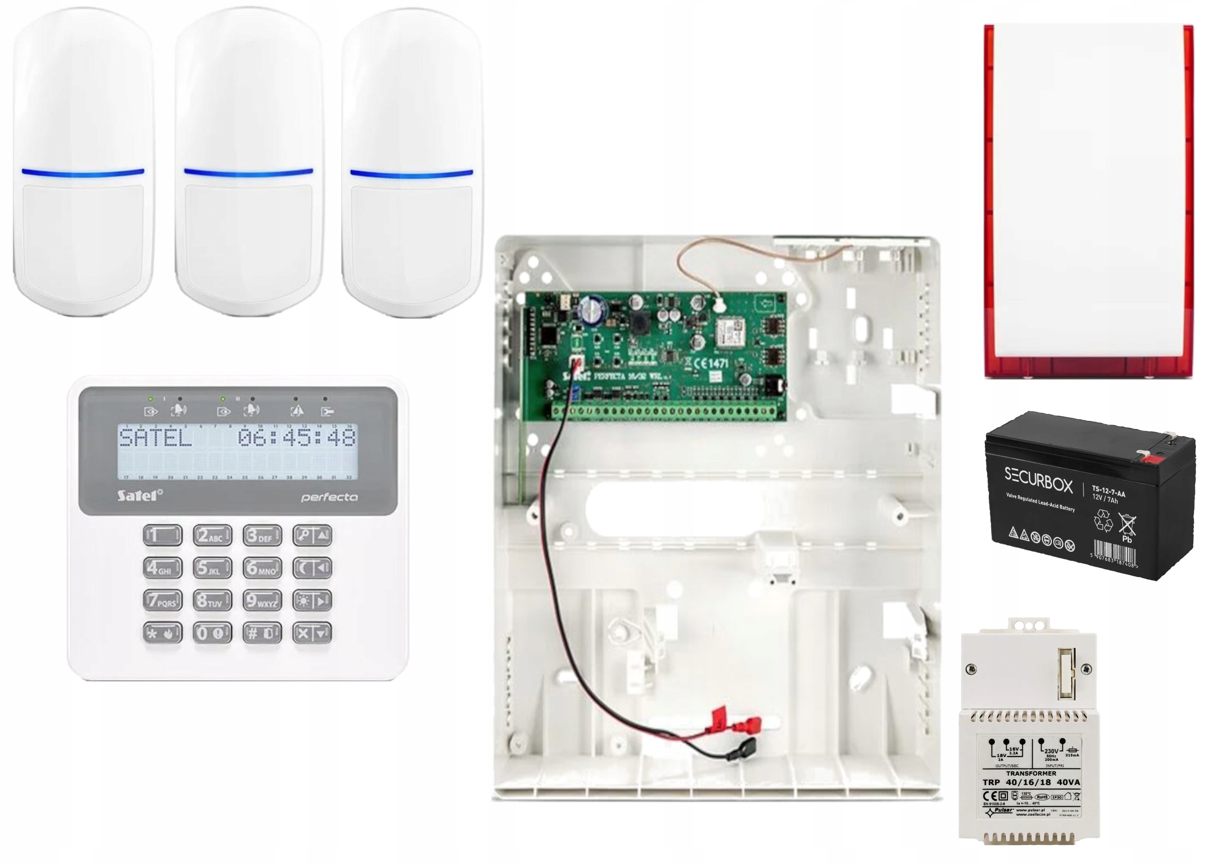 

Satel Centrala Perfecta 16 Prf-lcd 3 X Slim-pir