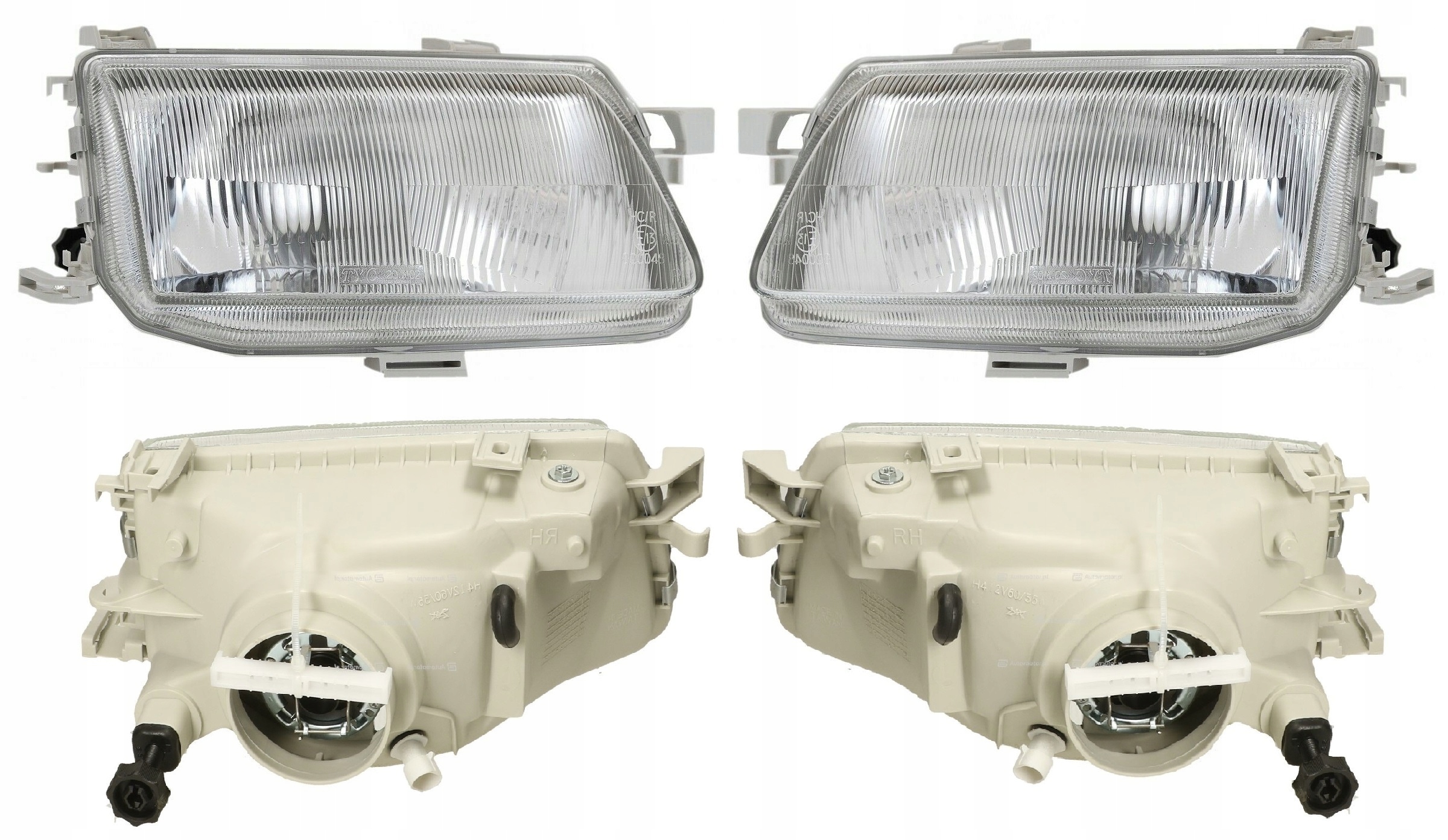 

Opel Astra F I 1 Komplet Reflektorów Lampy Przód