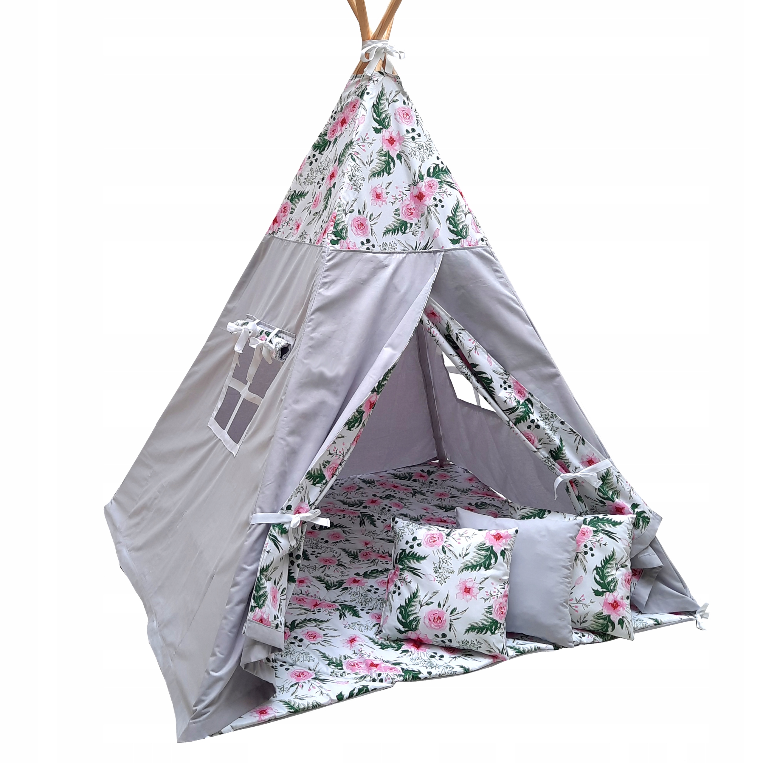 

Lavando Namiot Tipi dla dzieci 3 poduszki, mata