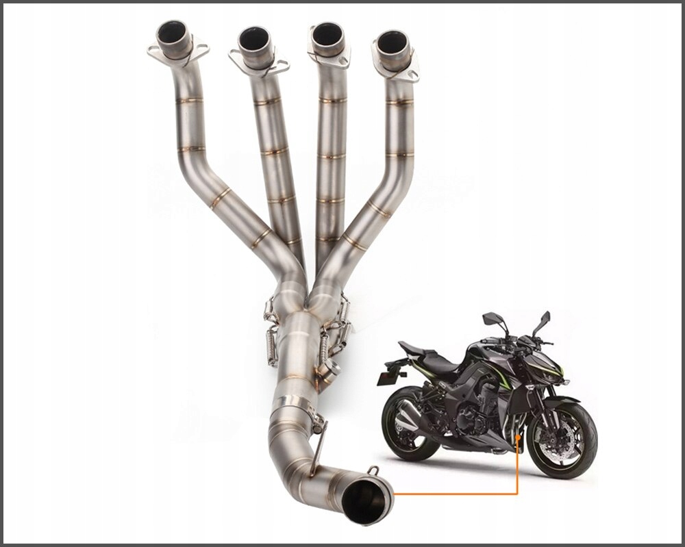 KOLEKTOR WYDECHOWY TŁUMIK KAWASAKI Z 1000 DECAT Producent Akrapovic