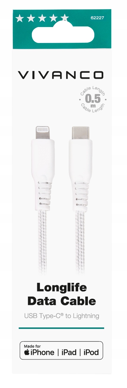 

Kabel Apple Lightning - Usb C Thunderbolt 3 W-wa