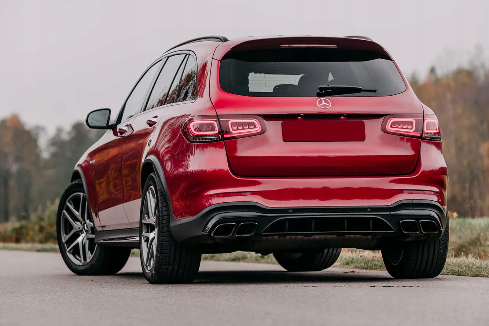 MERCEDES GLC X253 2019-2022 PO FACELIFTINGU DYFUZOR TYLNY Z PDC ZESTAW Producent części Inny