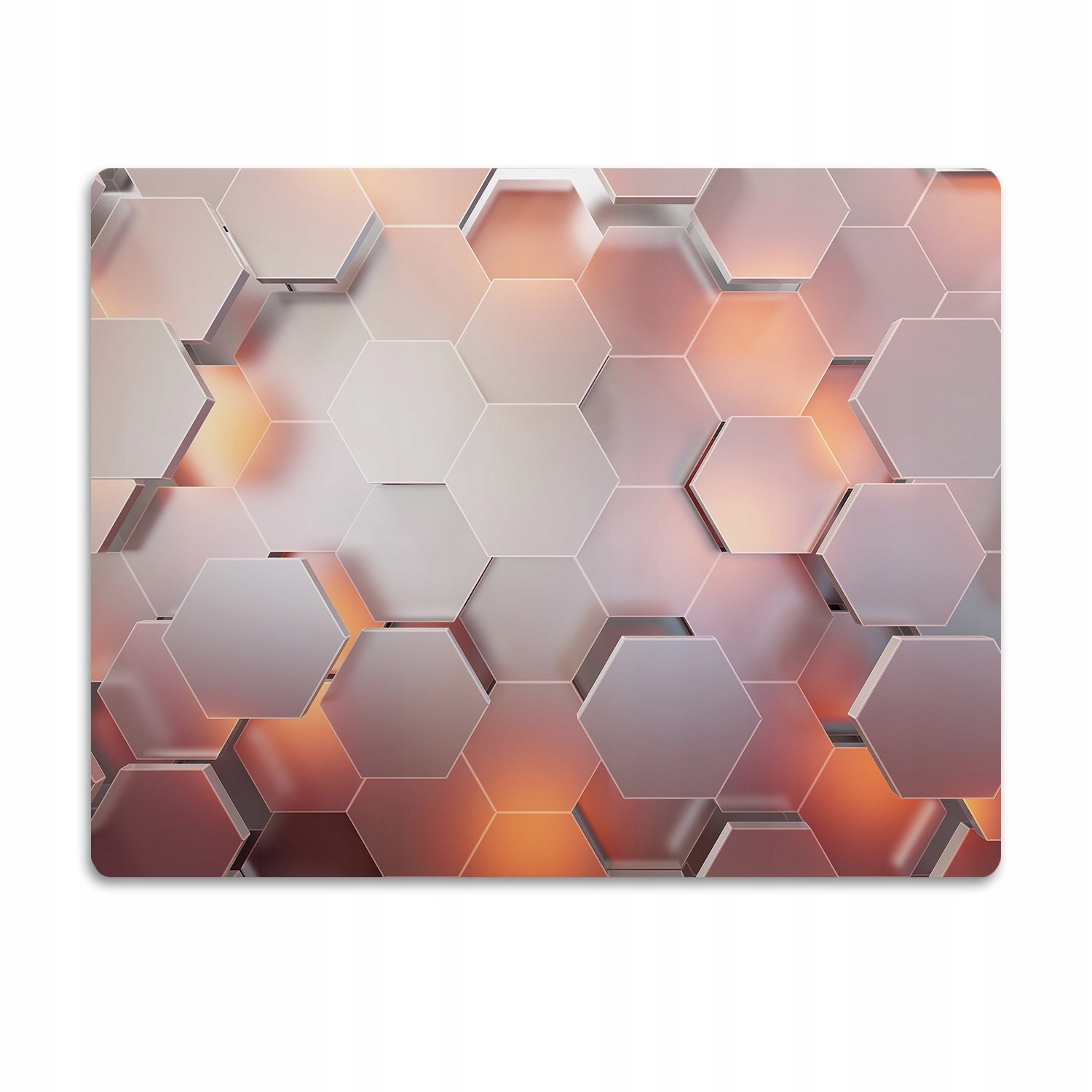 Levně Podložka pod misku pro psa Abstrakce hexagony 60x40 cm