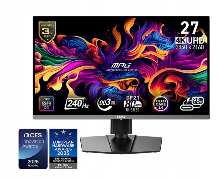 Msi Monitor Mpg 272URX Qd-oled