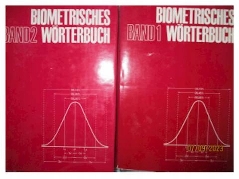 Biometrisches Worterbuch 2 tomy - pr. zbiorowa