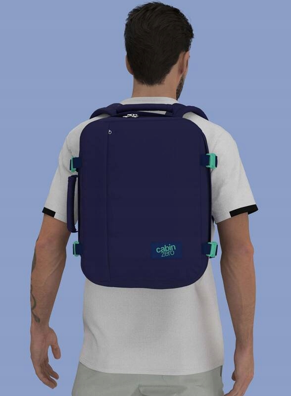 Plecak 40x30x20 Classic Backpack 28L CabinZero niebieski deep ocean Model Classic 28 l