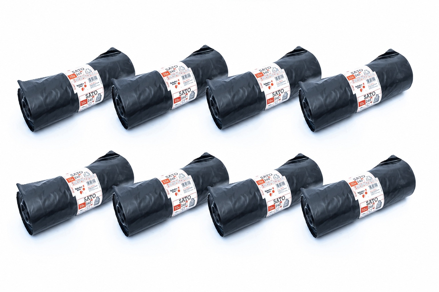 Schuller SATO HD worki na odpady 240L 10szt X 8SZT — zestaw 8 szt.