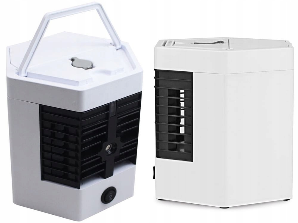 MAŁY PRZENOŚNY KLIMATYZER USB NA WODĘ 3W1 KLIMATOR DO DOMU WENTYLATOR Kod producenta 24313