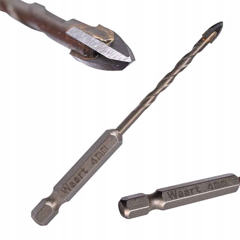 Wiertło uniwersalne 6 mm quick change Hex bit 1/4