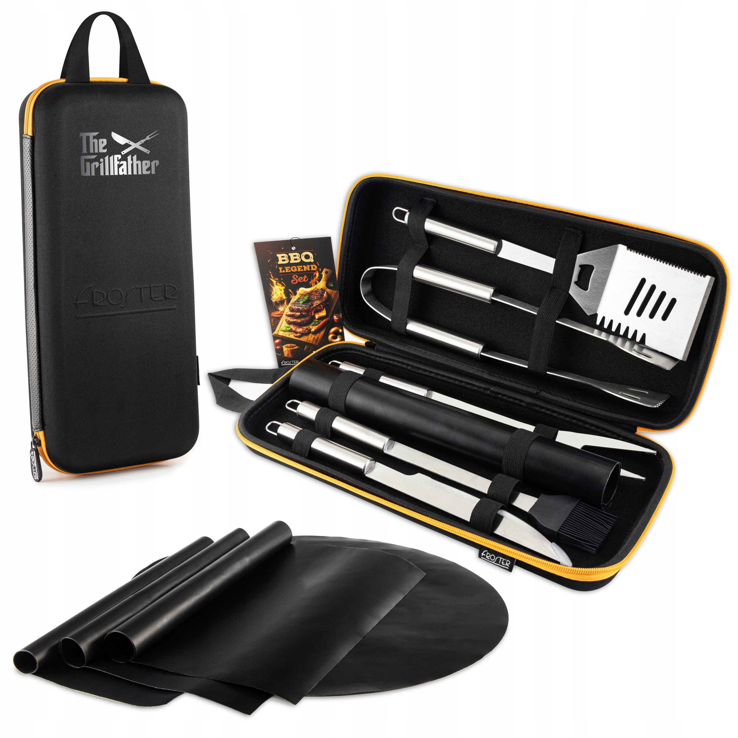 Grillfather Bbq Legend Set – grilovací podložky a příslušenství – dárek pro tatínka