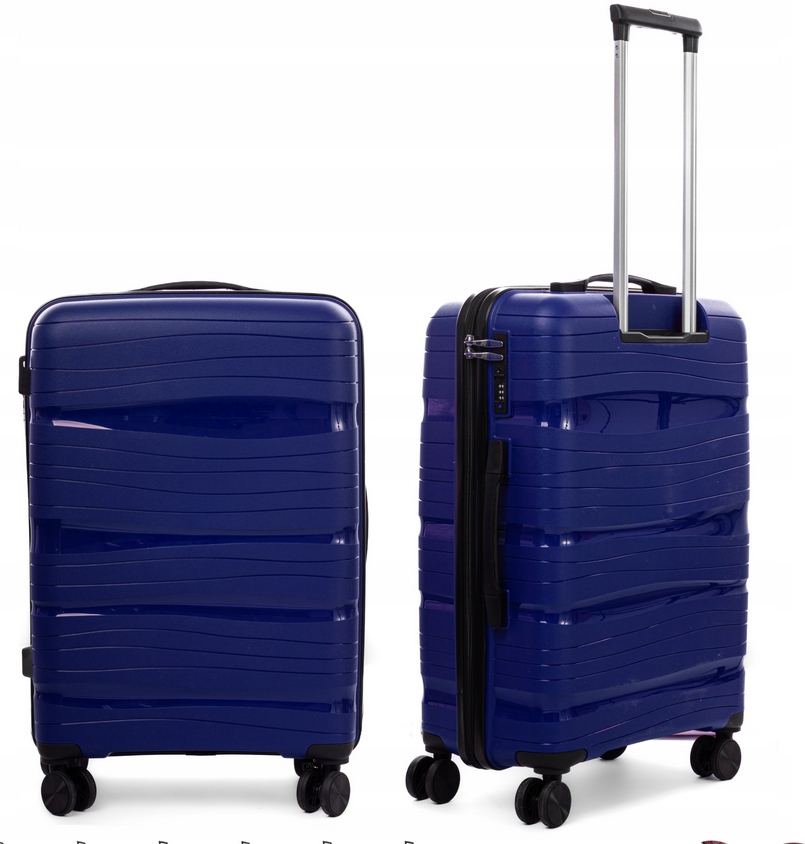 Walizka Średnia Mocna Polipropylen Zamek Tsa Bagaż Rgl