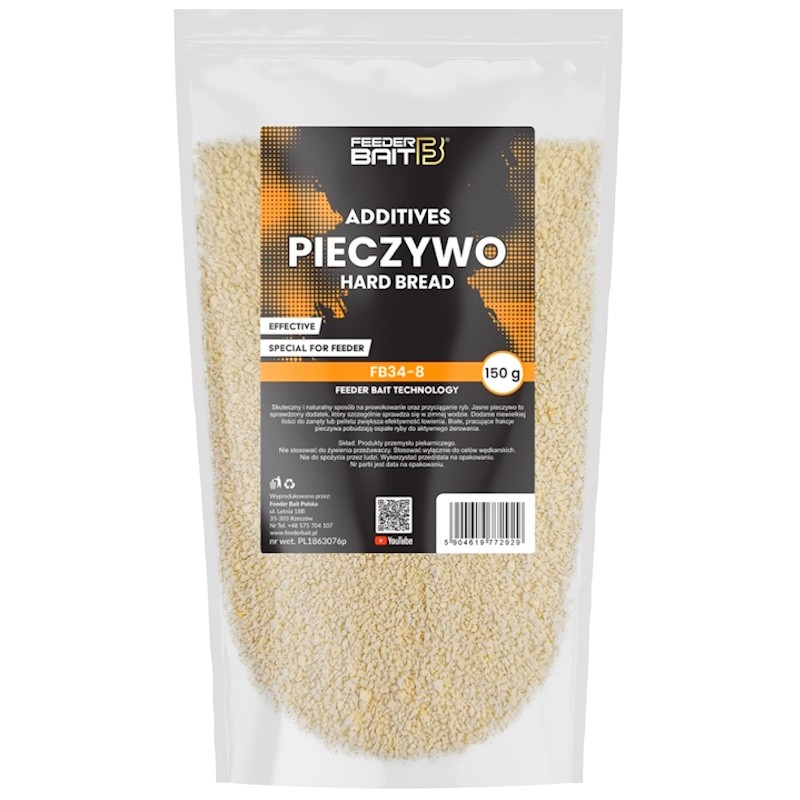 Dodatek Do Zanęt Feeder Bait Jasne Pieczywo 150g Do Method Mixu Pelletu