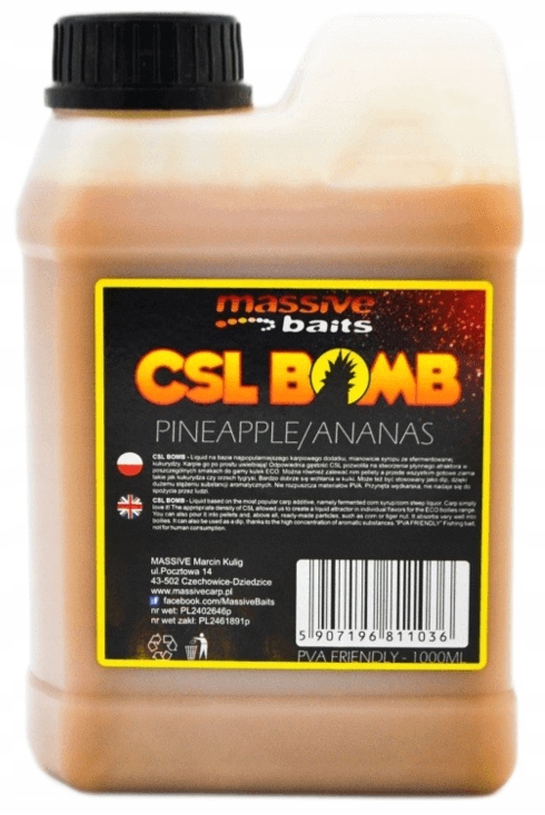 Zalewa Massive Baits Csl Boomb Pineapple Ananas 1000ml