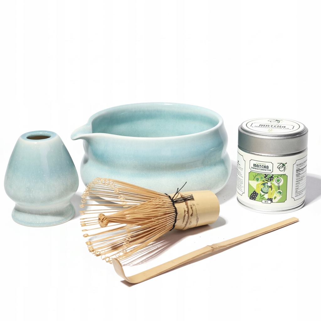 Matcha Sada na přípravu japonského čaje Ceremoniální 50 g Zoi