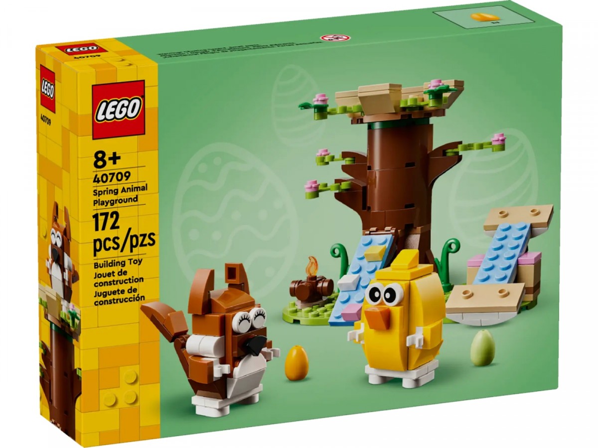 Lego Stavebnice 40709 Jarní dětské hřiště pro zvířátka