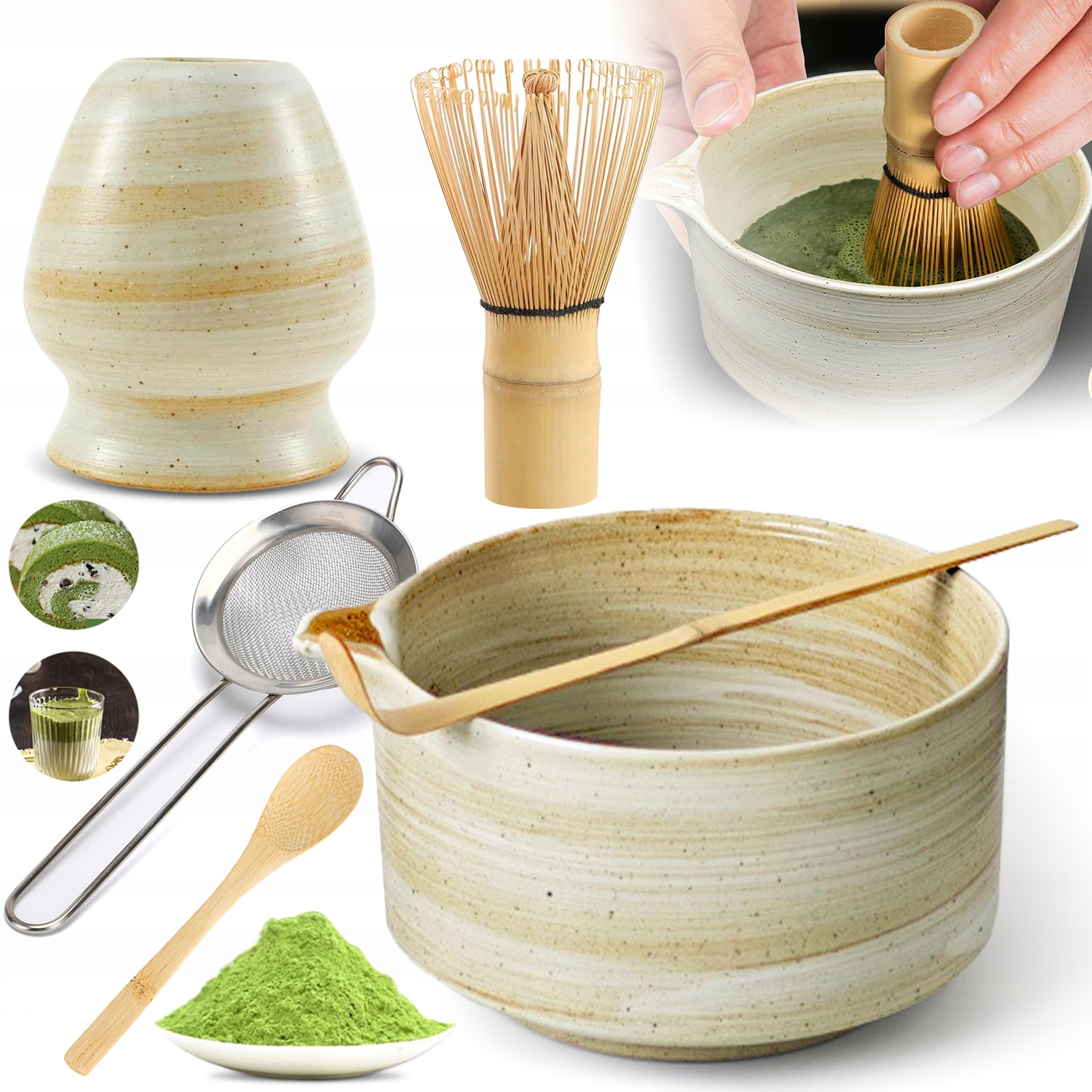 Levně Dárková Sada Sada Z Dárek Na Matchy Tea Chashaku 6 Ks Jako Dárek