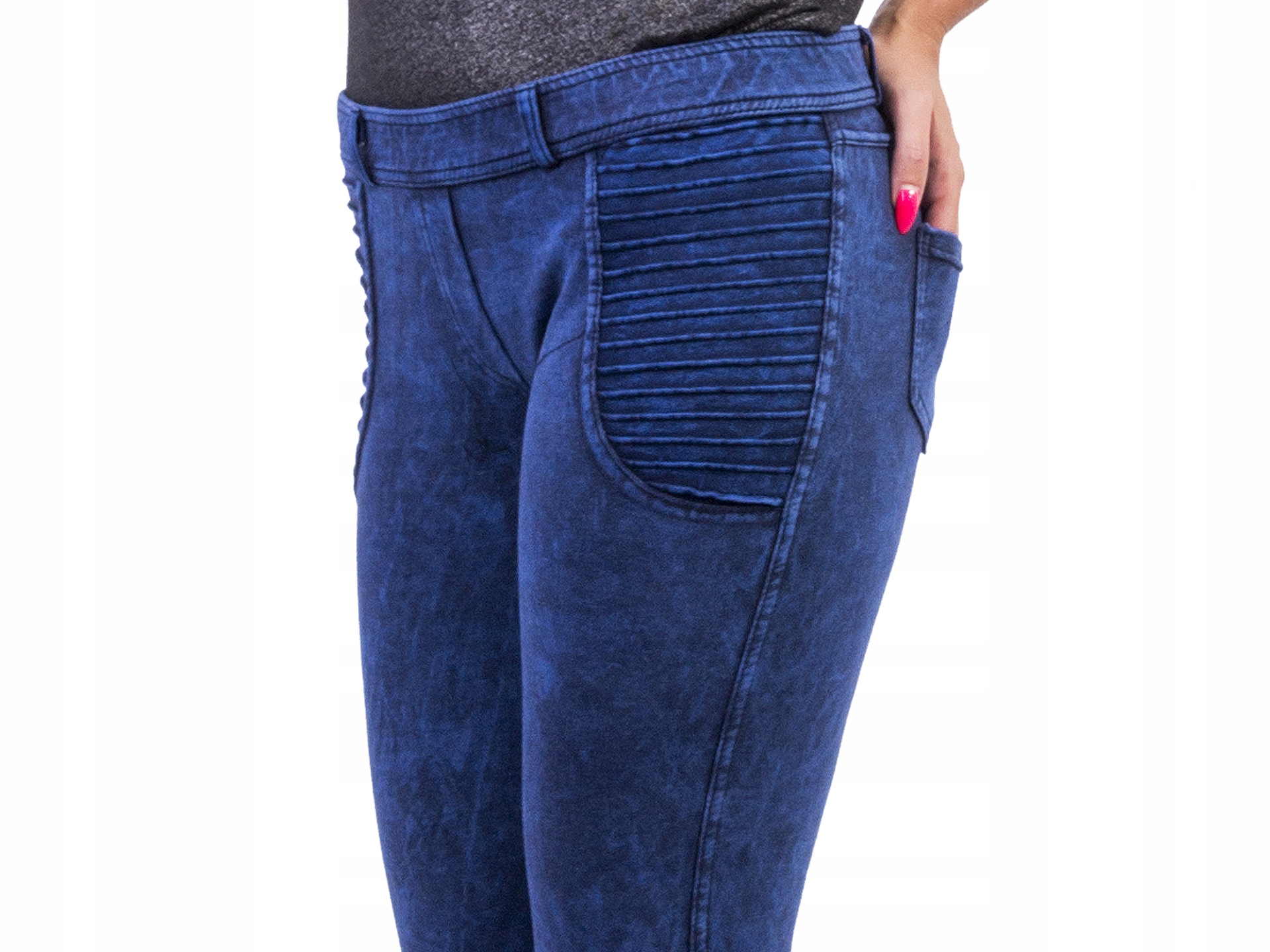 

S166 Spodnie Leginsy Bawełna Jeans (36-46) r 38