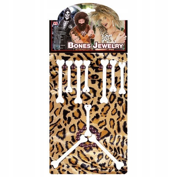 ZESTAW BIŻUTERIA JASKINIOWCA KOŚCI FLINSTON SZAMAN Marka Widmann