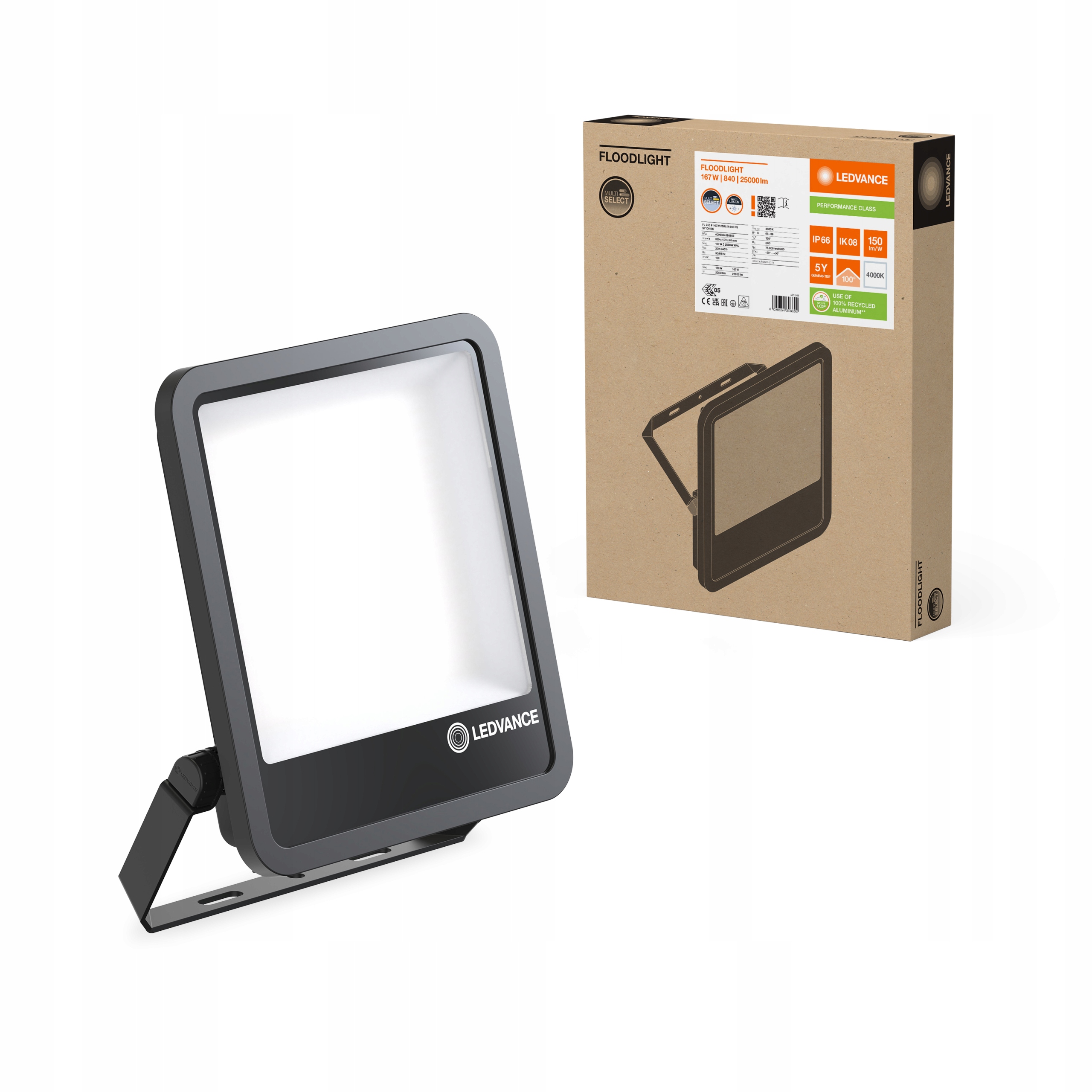 Naświetlacz Led 167W 4000K 25000lm Floodlight czarny IP65 Ledvance