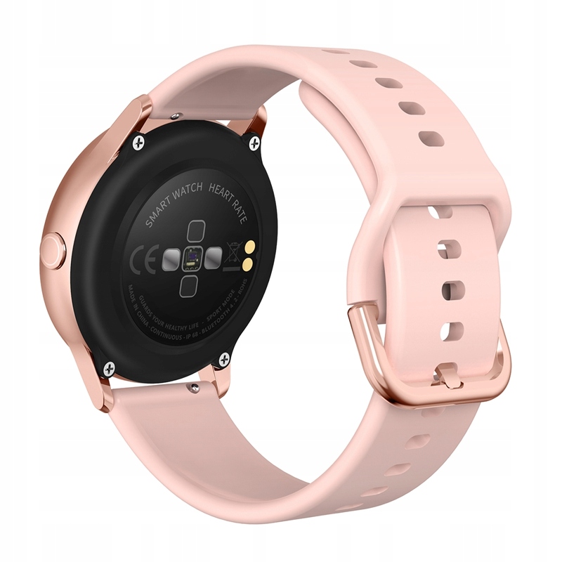 

Pasek silikonowy do zegarka Smartwatch 20mm Różowy