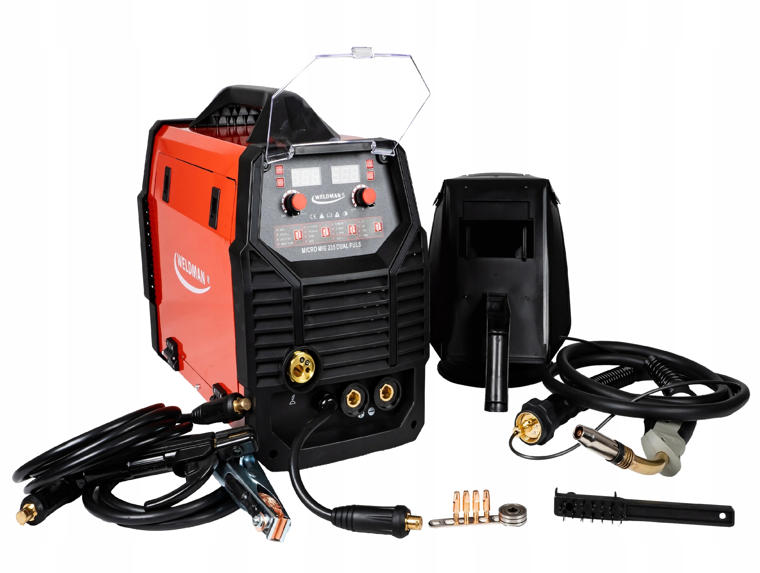 Półautomat Spawalniczy Spawarka Migomat Micro Mig 235 Dual Pulse Weldman