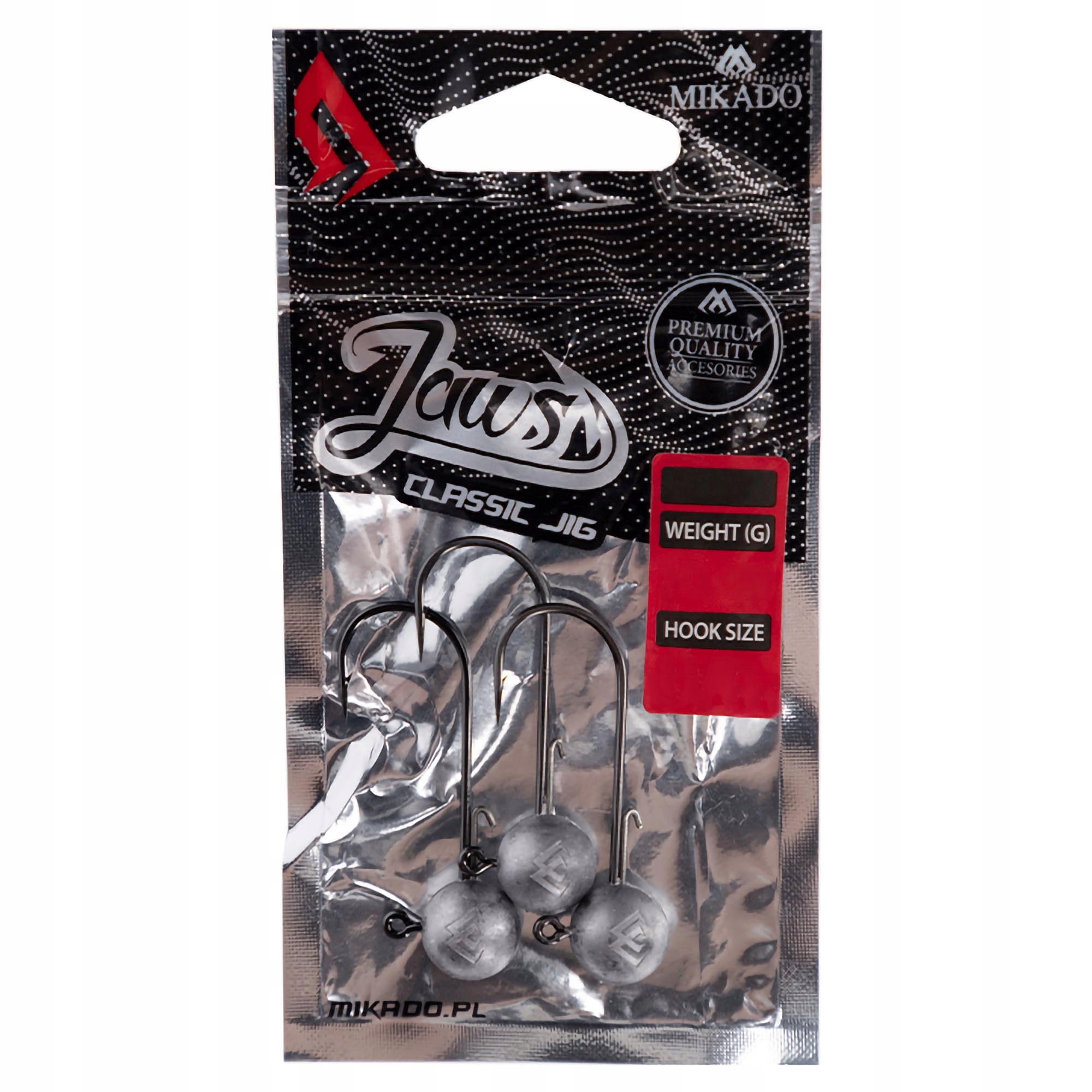 Główka Jigowa Mikado Jaws Classic 3g rozmiar 4 Bn Op 3szt