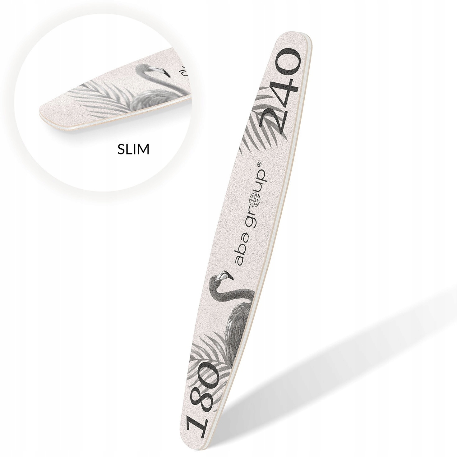 

Aba Group pilnik cienki elipsa slim 180/240 Flamin