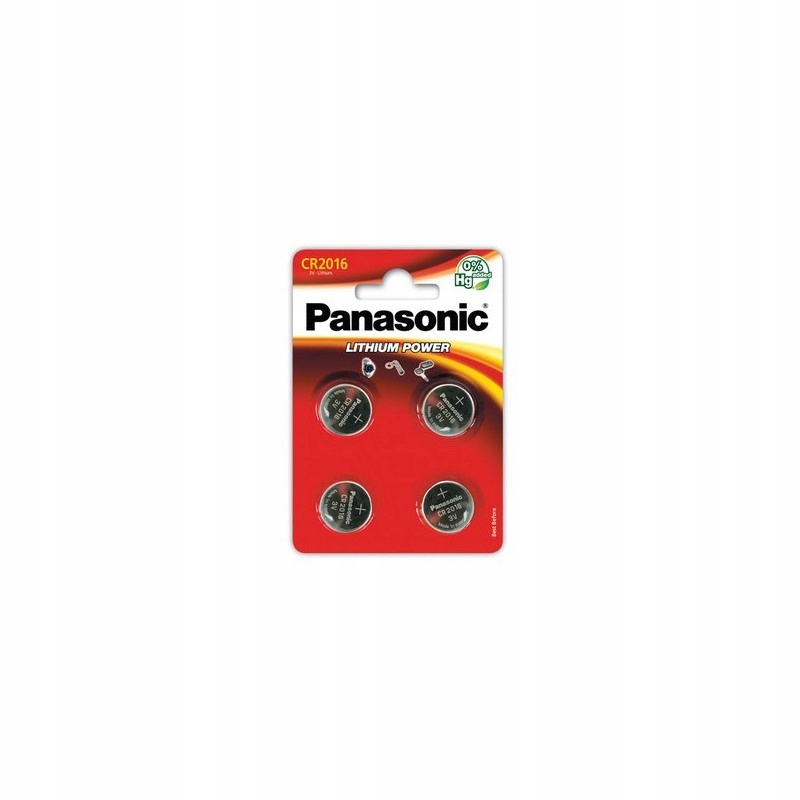 

~ Bateria litowa Panasonic 3V Cr 2016 --- 4 sztuki