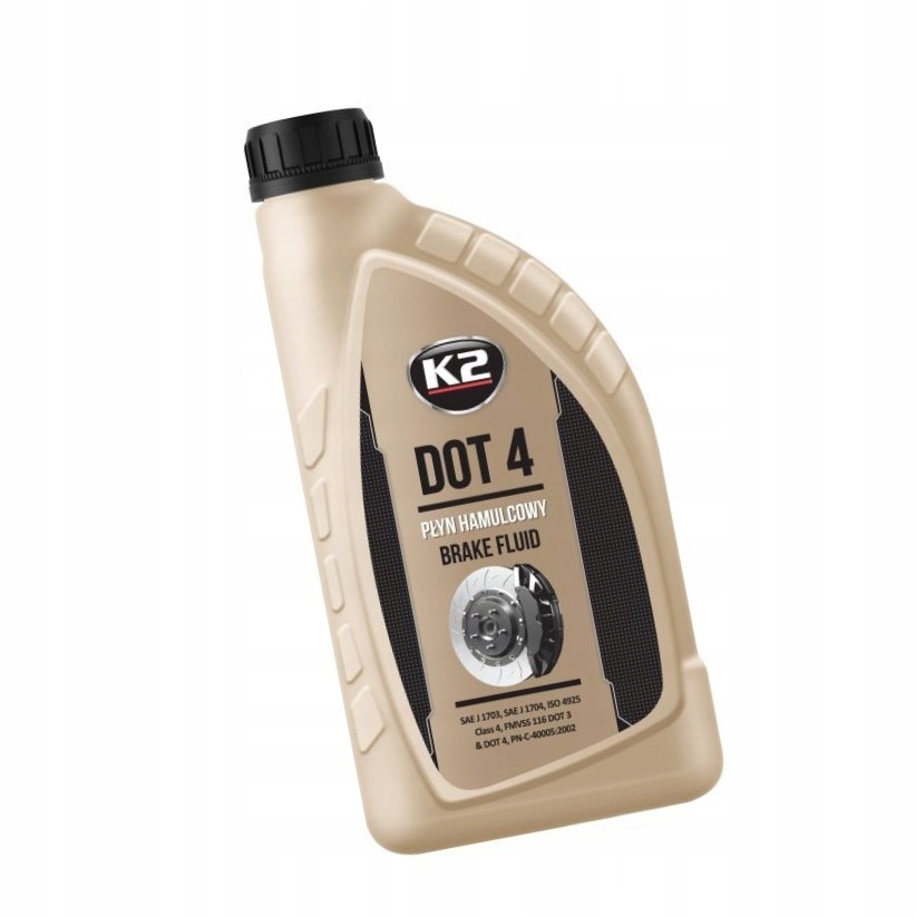 K2 T108 тормозная жидкость DOT 4 1 л