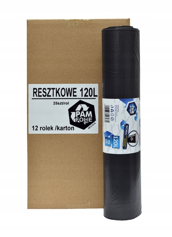 Levně Pytle na odpadky stavební 120L 300ks silné