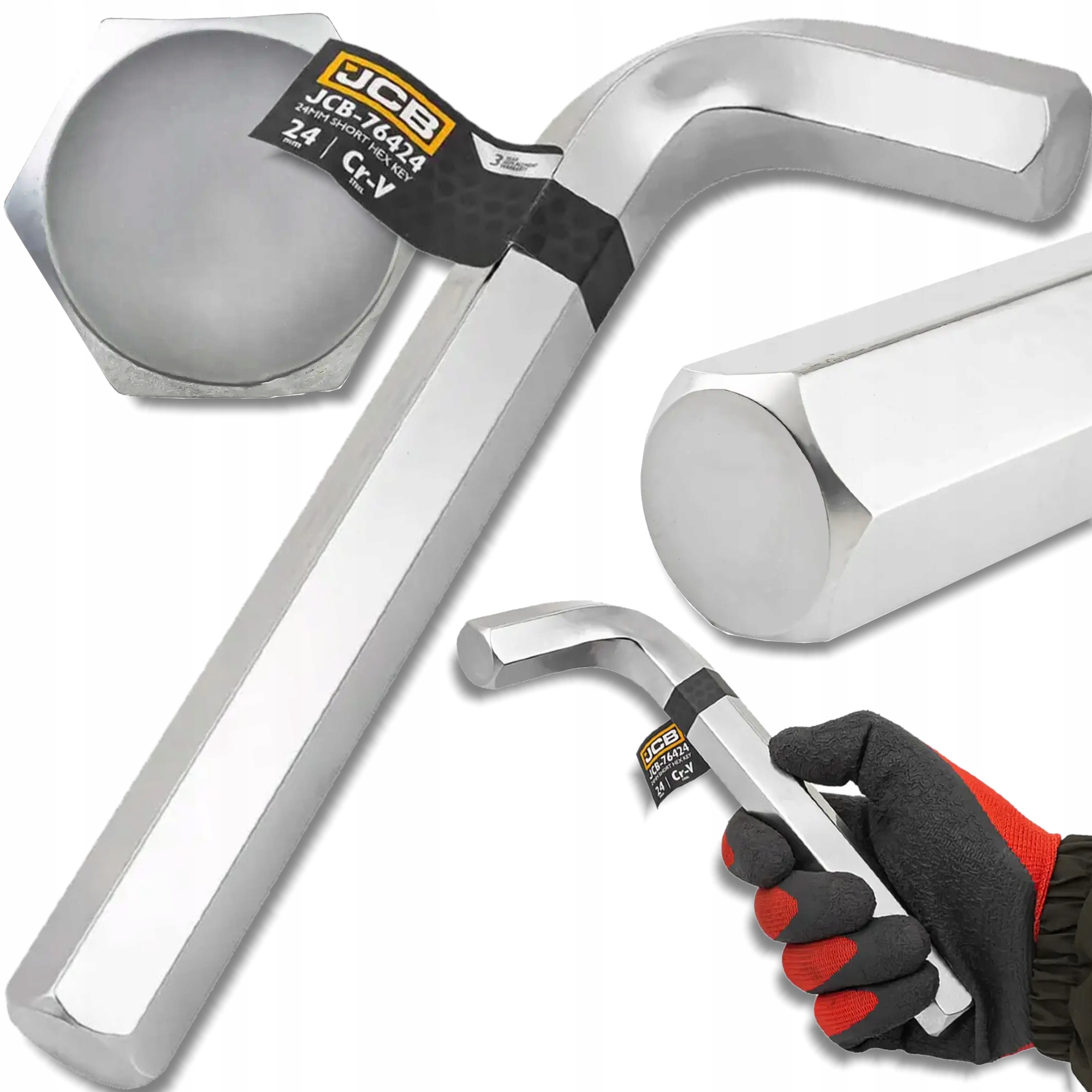 Klucz imbus imbusowy Hex Crv 6-kątny typ L 24 mm Jcb