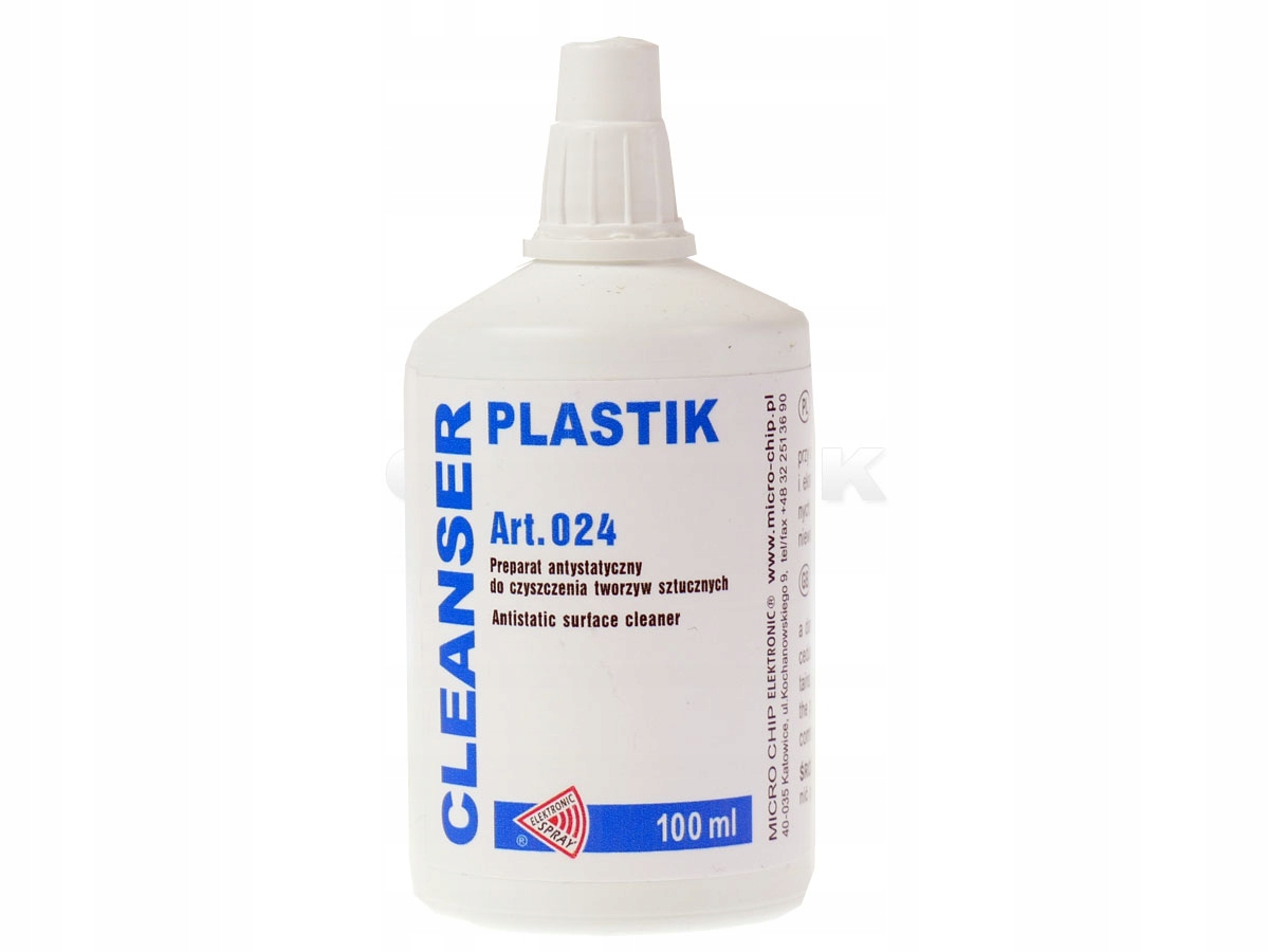 

Cleanser Plastik 100ml art.024 do plastiku tworzyw