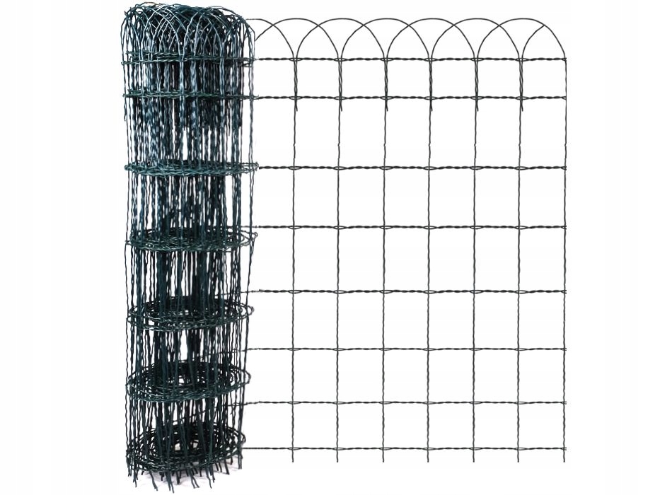Siatka Metalowa Powlekana Pcv 90cm Uv Ochrona Border 0,9m x 10m