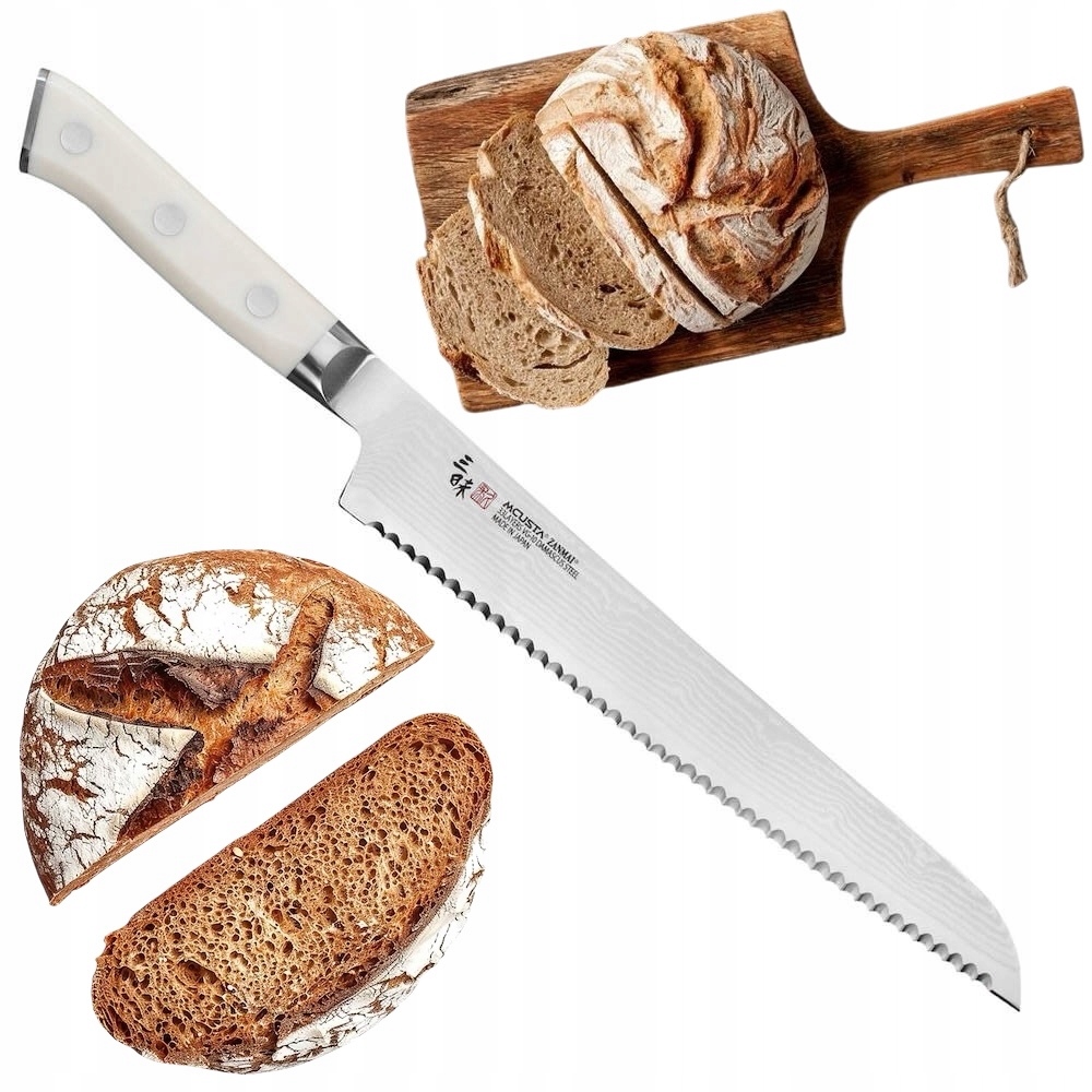 Mcusta Zanmai Classic Damascus VG-10 Corian Japonský nôž na pečivo 23 cm