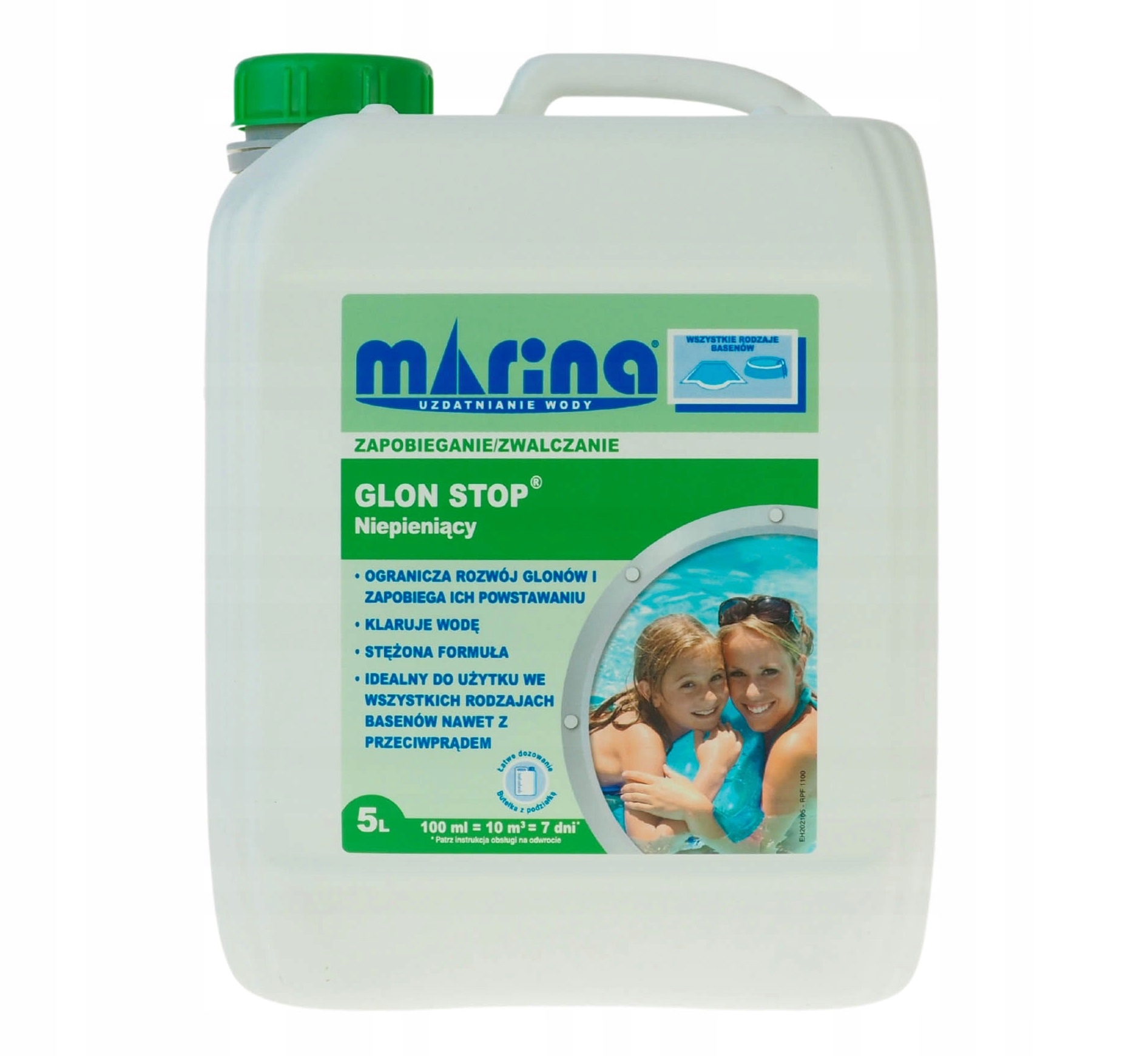 

Glon Stop Środek na Glony do Basenów 5L Marina