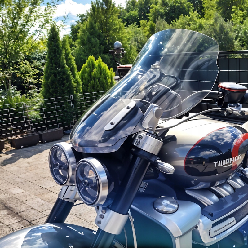 Triumph Rocket 3 Gt (2019-2024) Touring 63 cm Tall Flip Up Sklo motocykel