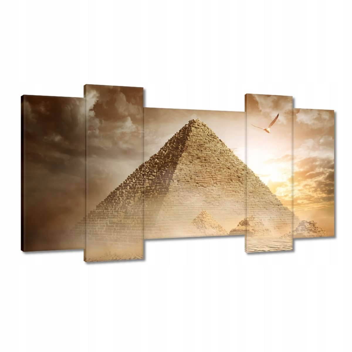 Obrazy 120x65 Egyptská pyramida k. Gízy