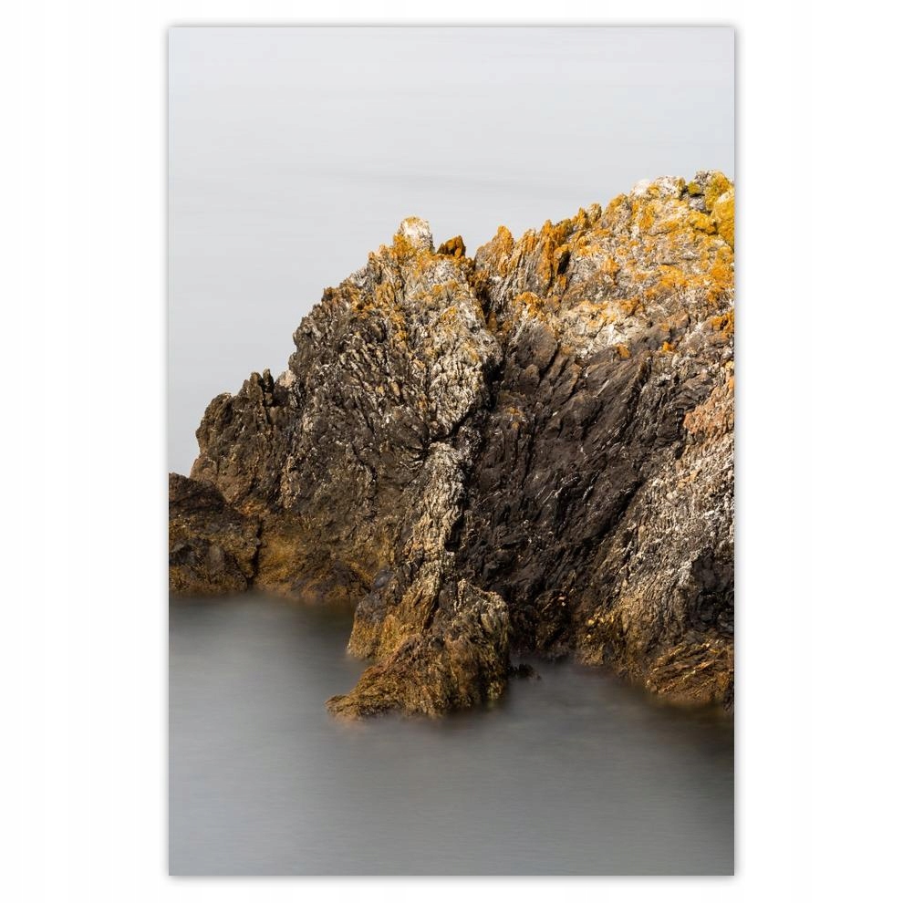 

Plakat samoprzylepny 40x60 Skały Morze Słońce