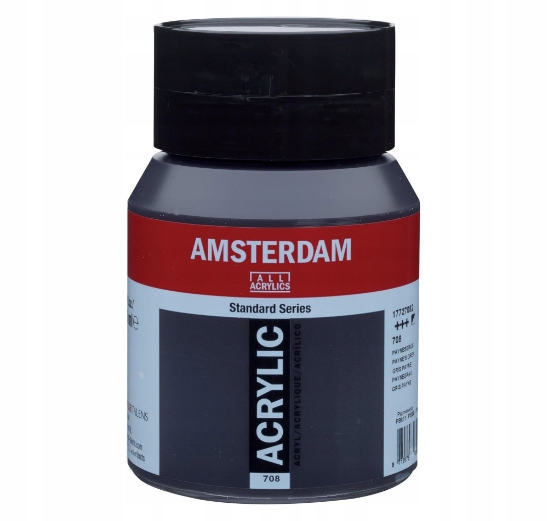 Barva akrylová Amsterdam 500 ml 708 Paynes Grey