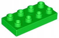 

Lego Duplo 40666 Płytka 2X4 zielona jasna Nowa (8g