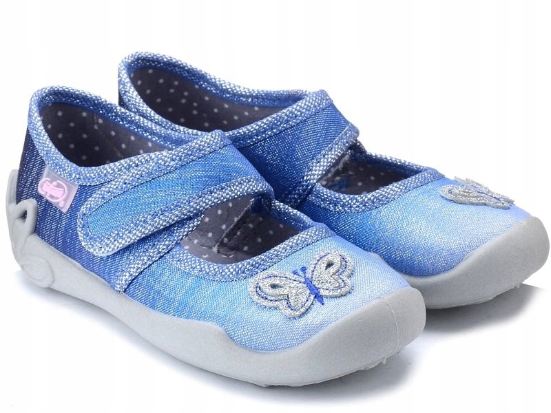 

Befado 123X035 Balerinki Dziewczęce Na Rzepy 26