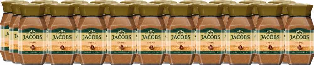 Jacobs kawa rozpuszczalna Crema 200g słoik x30