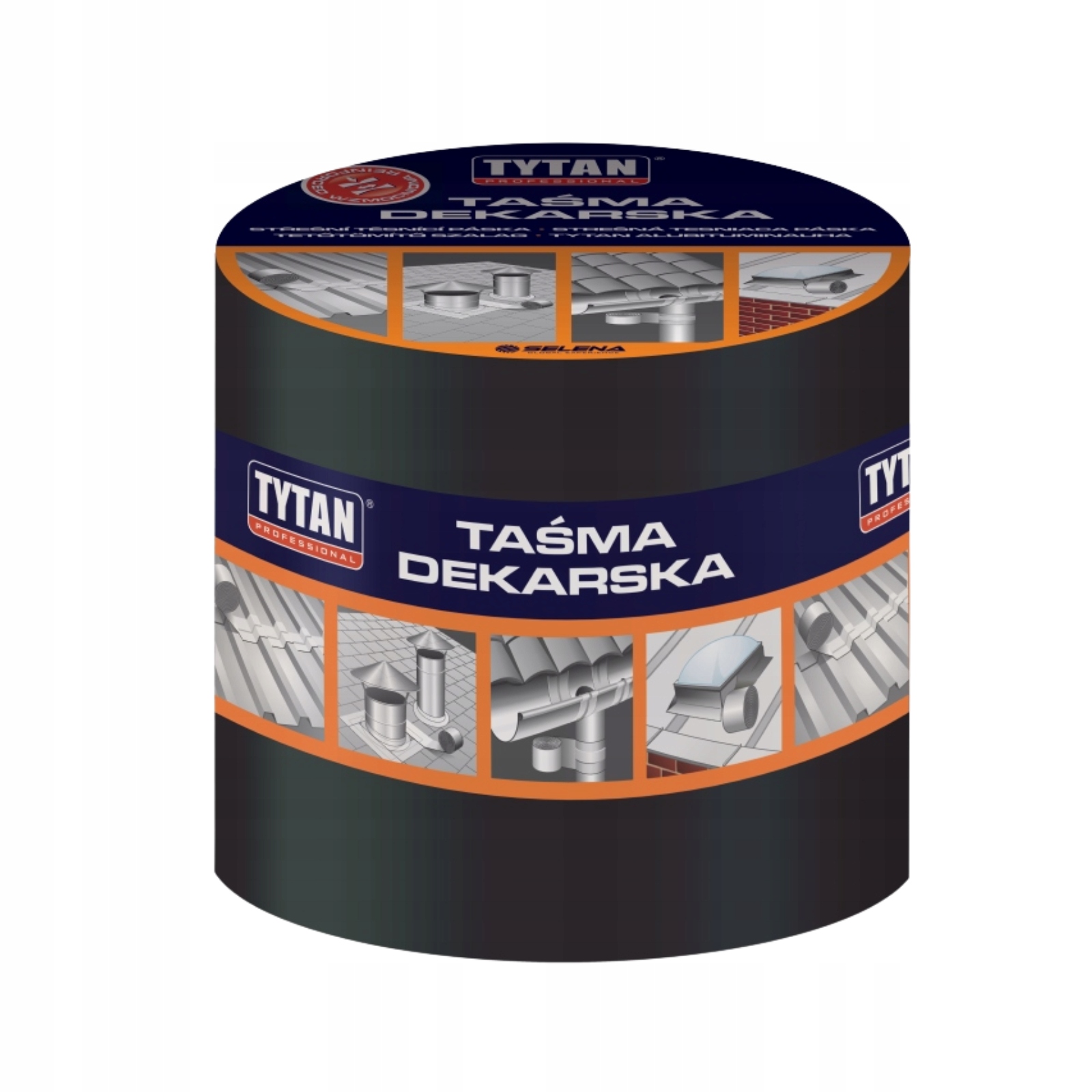 TYTAN TAŚMA DEKARSKA BITUMICZNA 20cm x 10m GRAFITOWA SAMOPRZYLEPNA