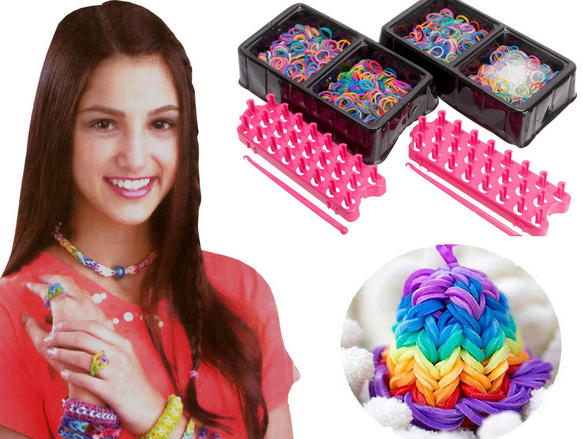 

Gumki Do Robienia Bransoletek Loom Bands Klipsy